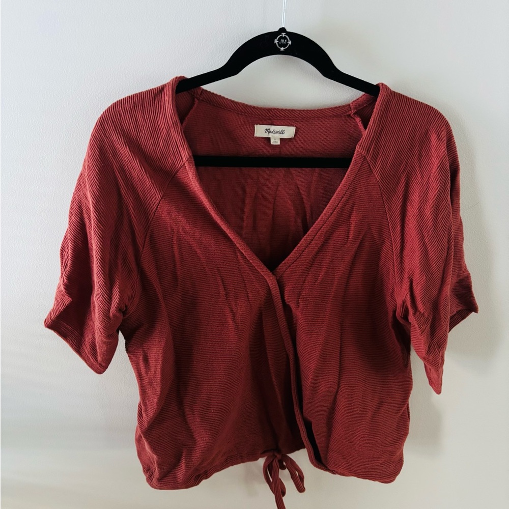 Madewell Rust Knit Sweater